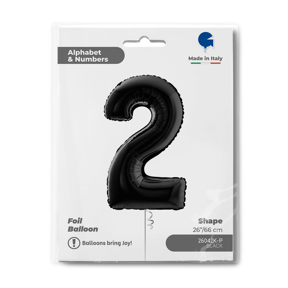Number 2 Black 26inc