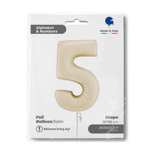 Number 5 Satin Cream 26inc