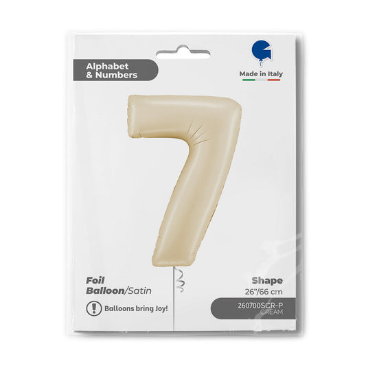 Number 7 Satin Cream 26inc