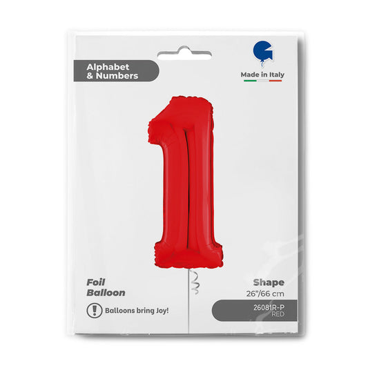 Number 1 Red 26inc