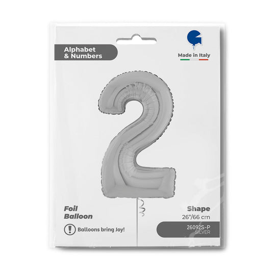 Number 2 Silver 26inc