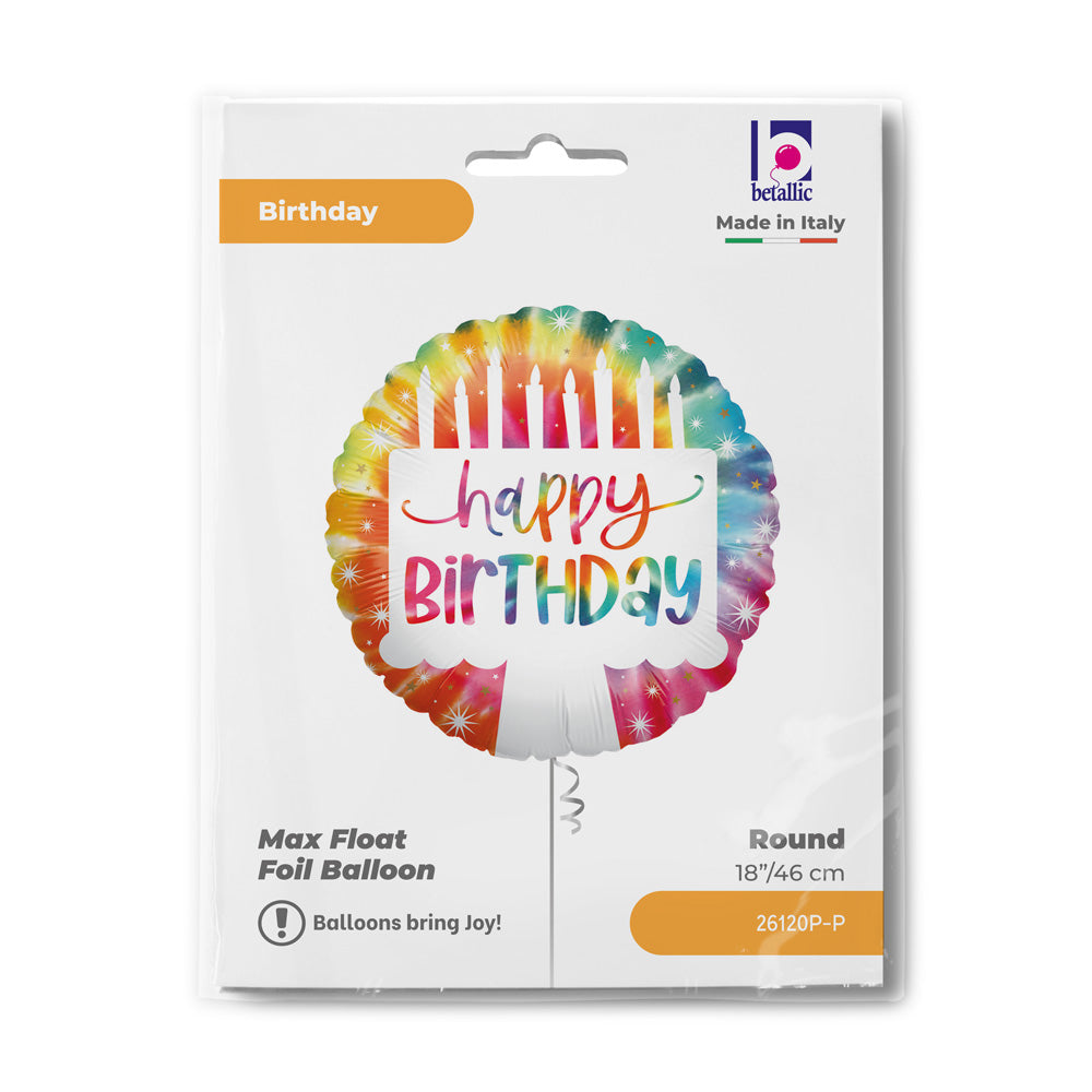 R18 Tie-Dye Cake Birthday