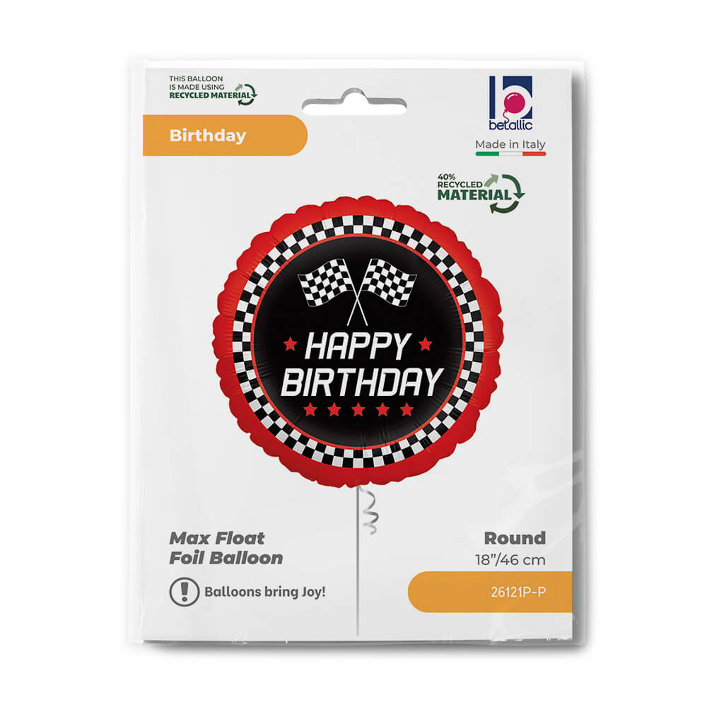 Checkered Flag Birthday Single Pack
