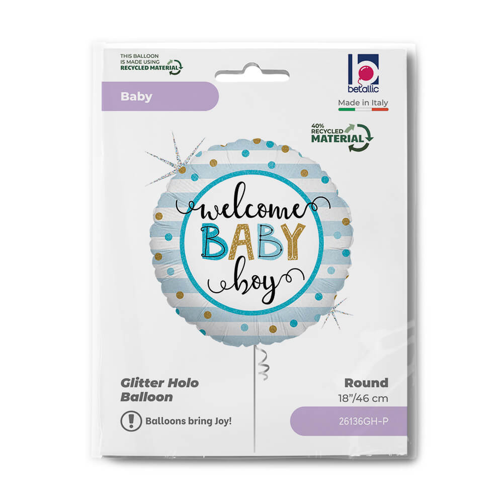 Baby Boy Stripes Balloon