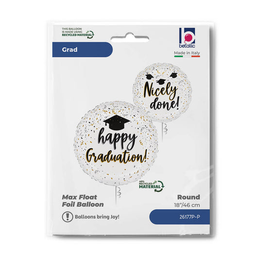 Satin Graduation Confetti Balloon
