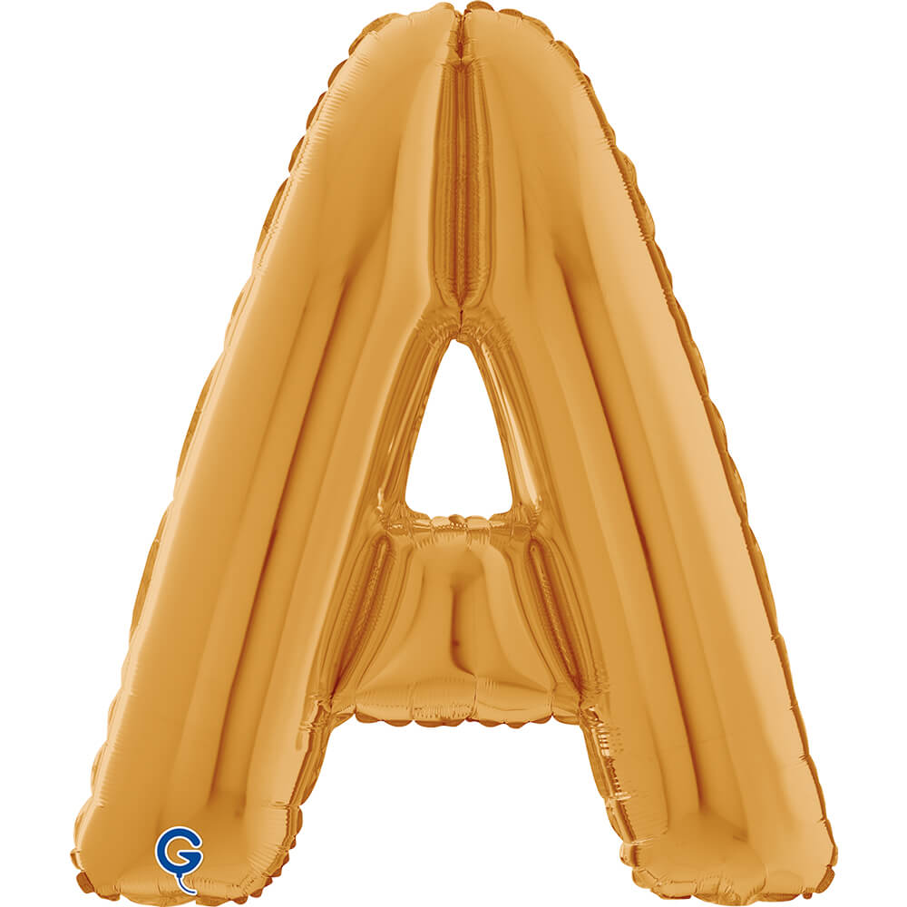 Letter A gold 26" (W)