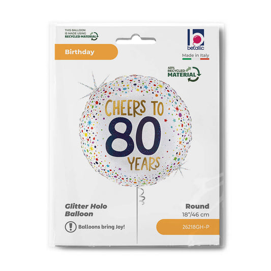 Cheers To 80 Years Single Pack