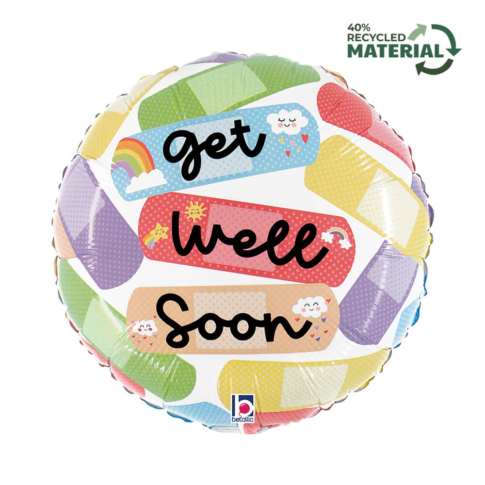 Cheerful Get Well Bandaid (W)