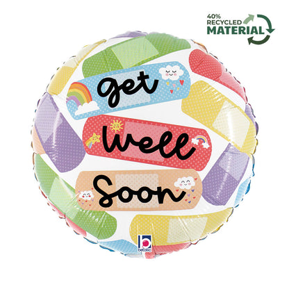 Cheerful Get Well Bandaid (W)