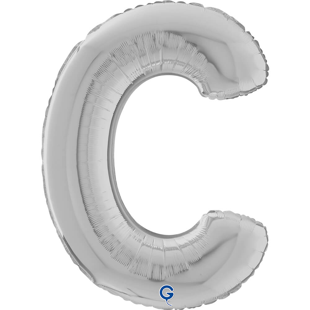 Letter C silver 26" (W)