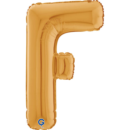 Letter F gold 26" (W)