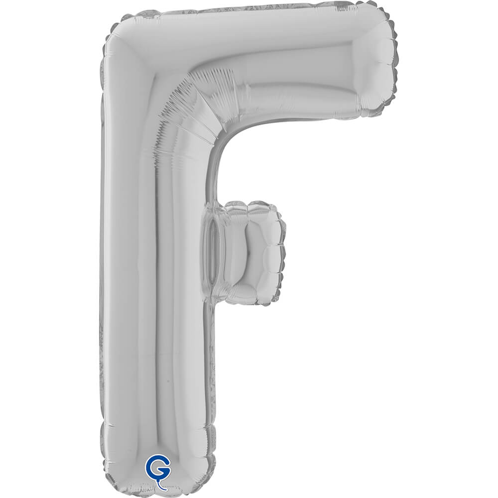Letter F silver 26" (W)