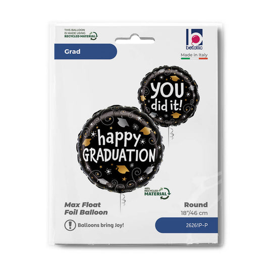 Happy  Graduation  18"M