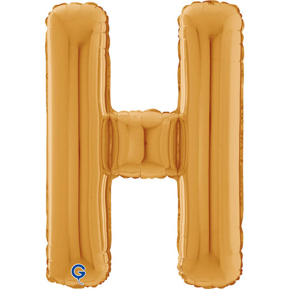 Letter H gold 26" (W)