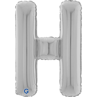 Letter H silver 26" (W)