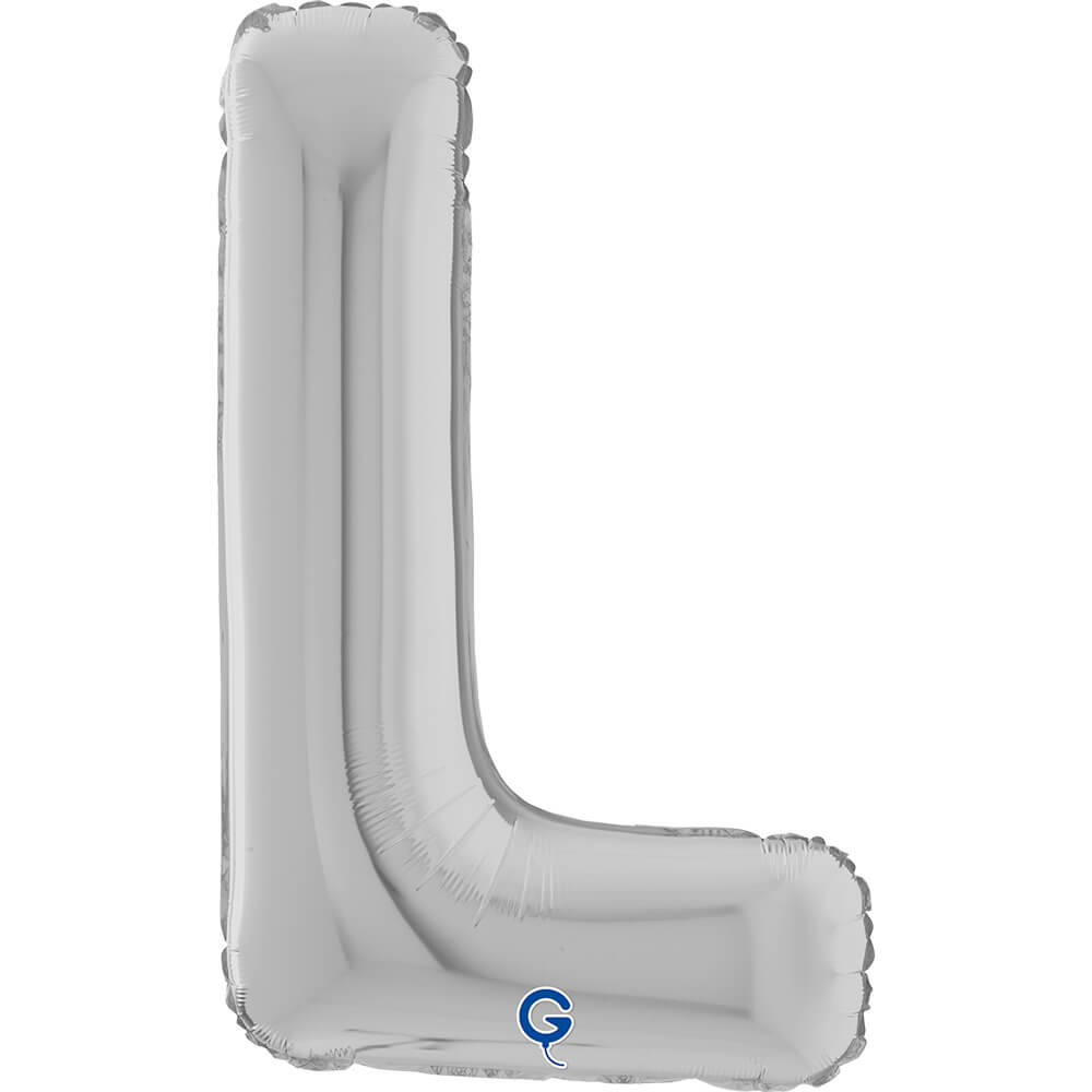 Letter L silver 26" (W)