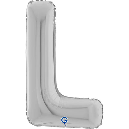 Letter L silver 26" (W)