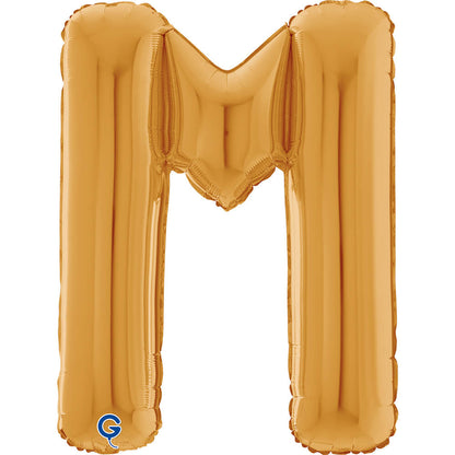 Letter M gold 26" (W)