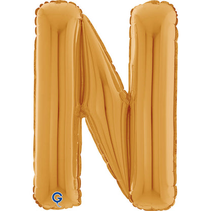 Letter N gold 26" (W)