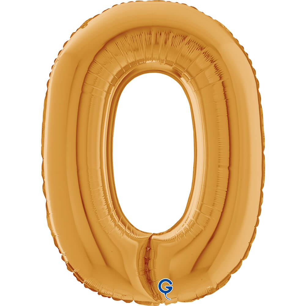 Letter O gold 26" (W)