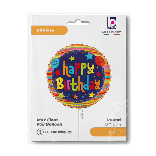 R18 Birthday Balloons & Stars