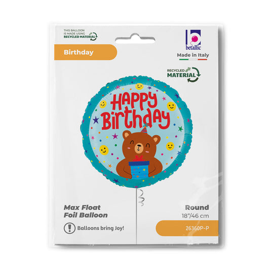 R18 Birthday Smiley Bear