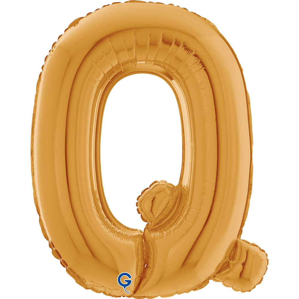 Letter Q gold 26" (W)