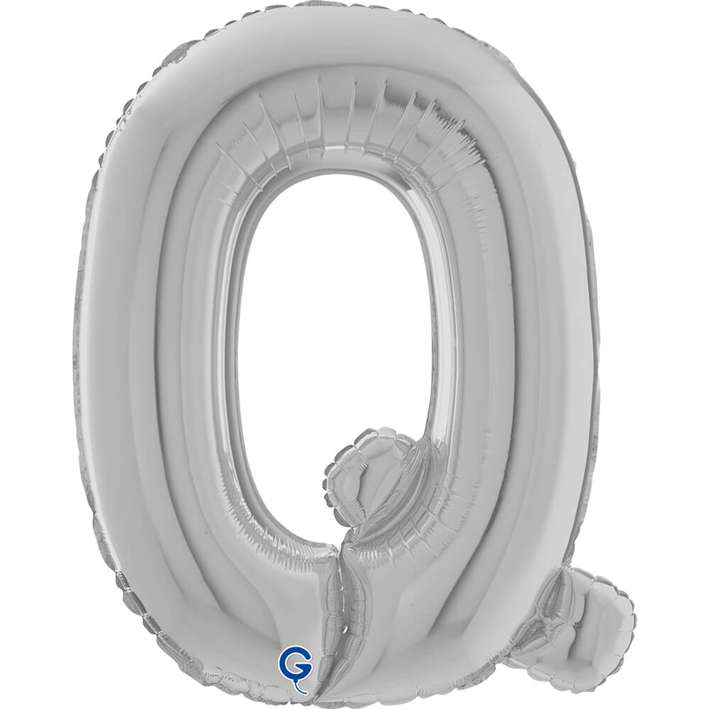 Letter Q silver 26" (W)