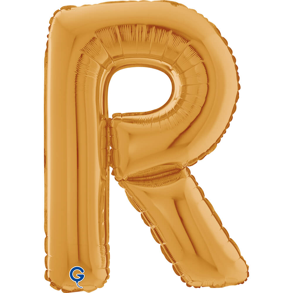 Letter R gold 26" (W)