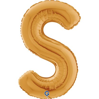 Letter S gold 26" (W)