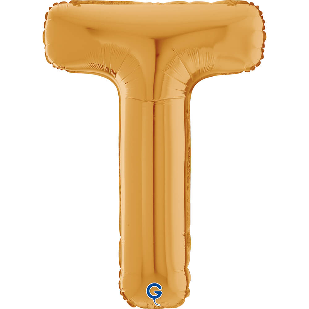 Letter T gold 26" (W)