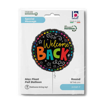 Colorful Welcome Back Balloon