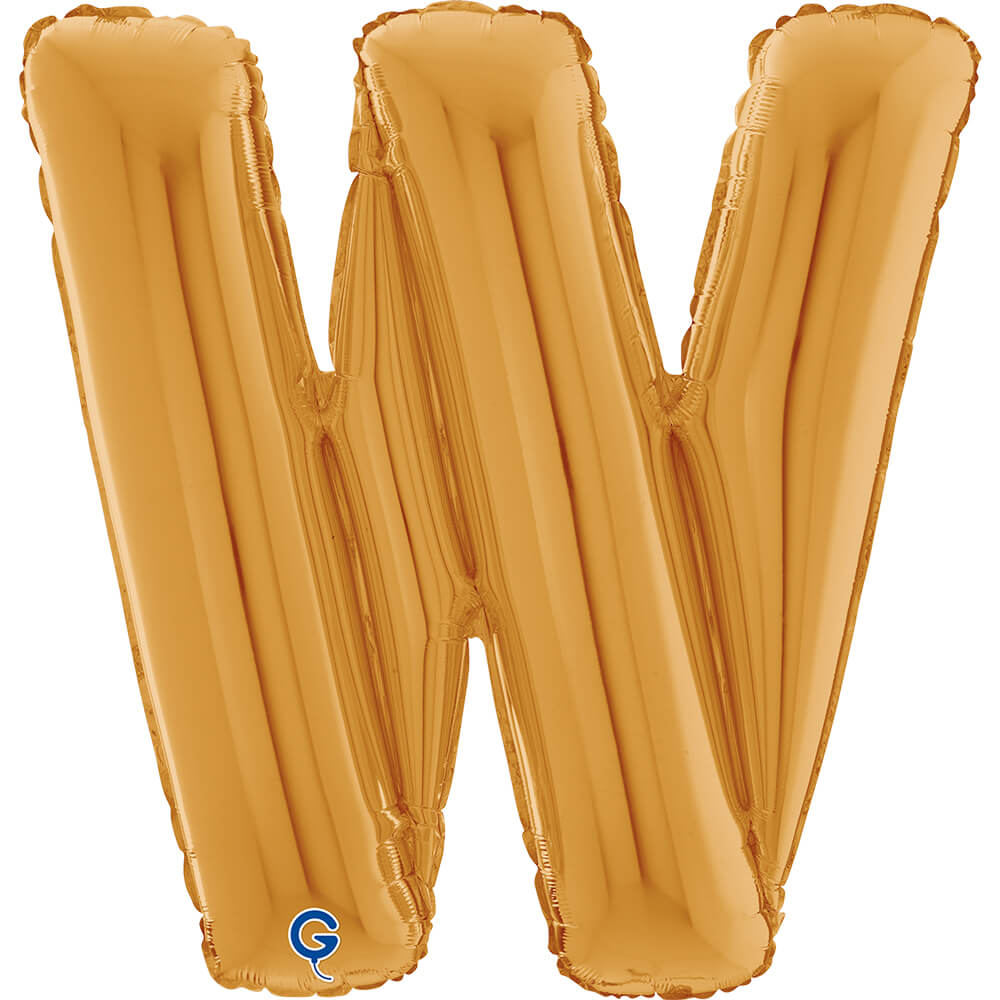 Letter W gold 26" (W)