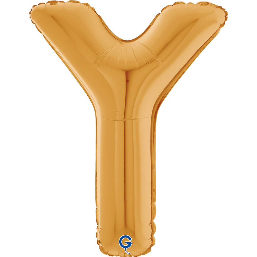 Letter Y gold 26" (W)