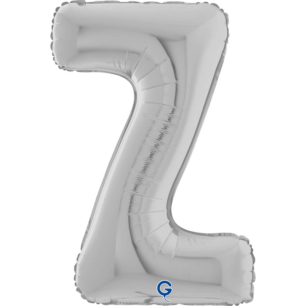Letter Z silver 26" (W)