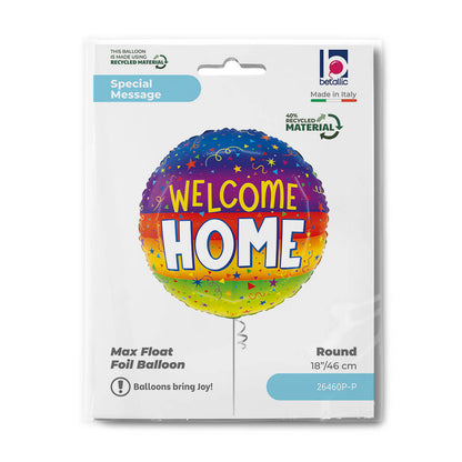 Welcome Home Streamers Balloon