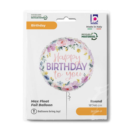 R18 Floral Watercolor Birthday