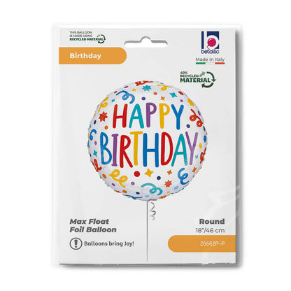 R18 Birthday Playful Streamers