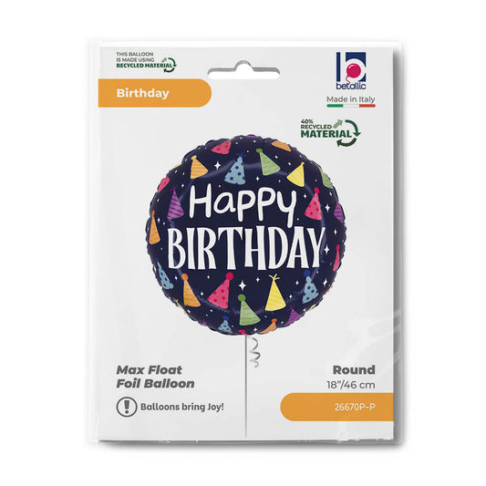18" M Birthday Party Hats