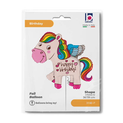 Rainbow Birthday Pony