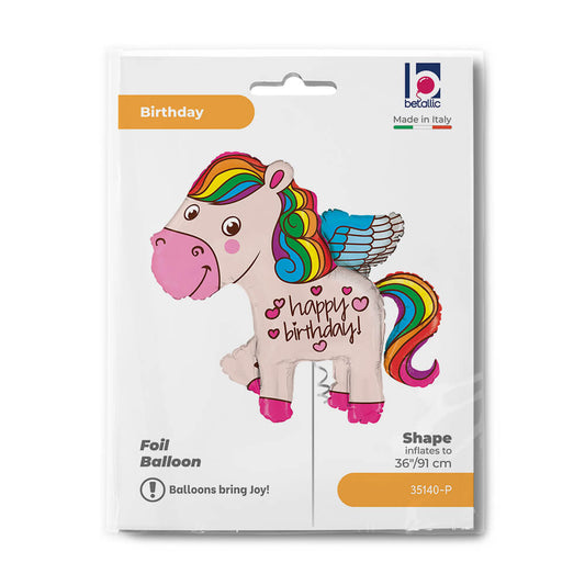 Rainbow Birthday Pony