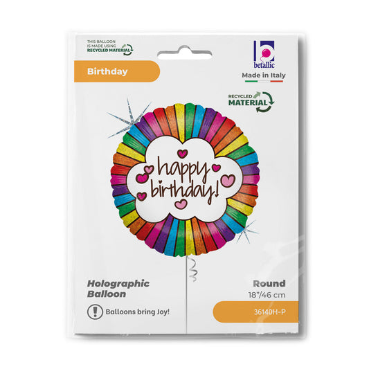R18 Retro Rainbow Birthday