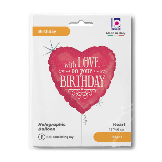 H18 With Love On Your Birthday