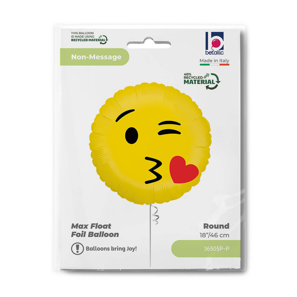 Emoji Kiss 18" Single Pack