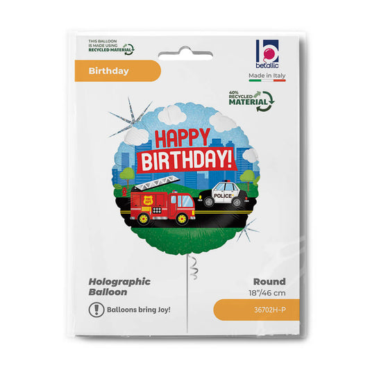 Emergency Vehicle B-Day Single Pack