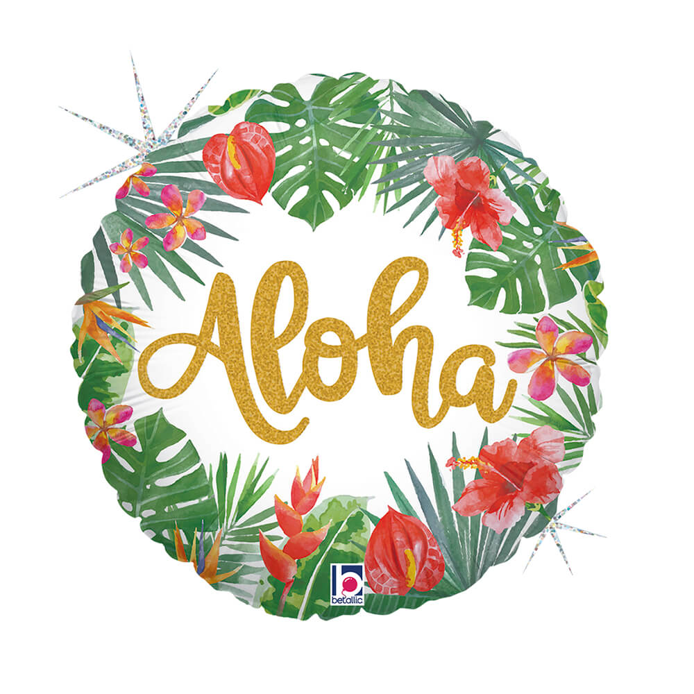 Tropical Aloha Glitter Holographic (W)