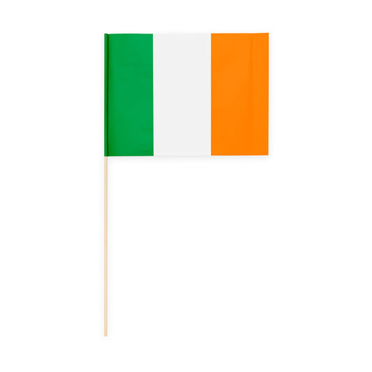 10 Paper flag 20x30cm Ireland
