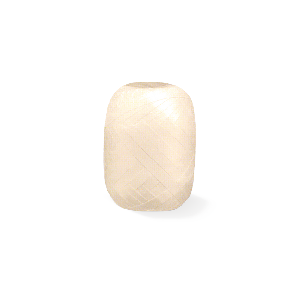Ivory Ribbon 20m x 5mm ivory decorative ribbon roll for gifts, balloons and party decor