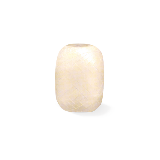 Ivory Ribbon 20m x 5mm ivory decorative ribbon roll for gifts, balloons and party decor