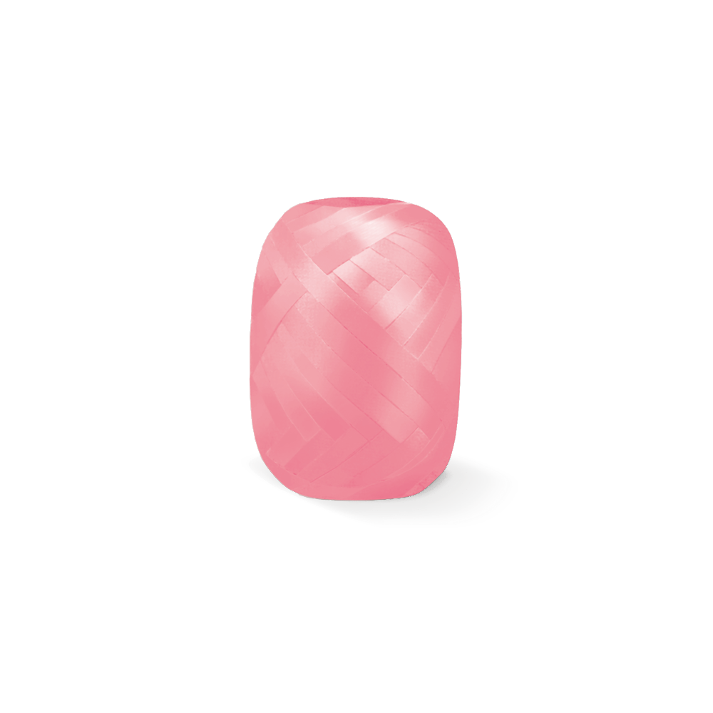 Pink Ribbon 20m x 5mm pink decorative ribbon roll for gifts, balloons and party decor